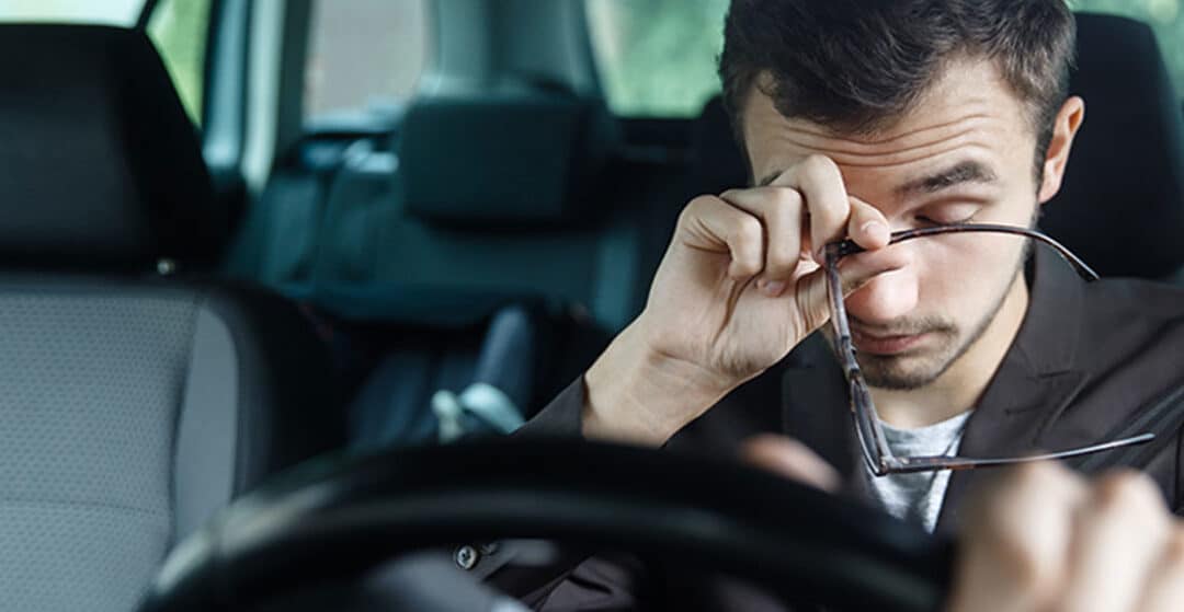 Being a drowsy driver increases the risk of a car crash